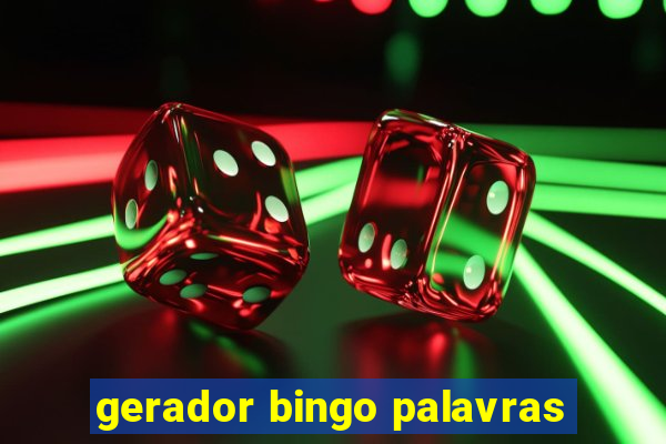 gerador bingo palavras